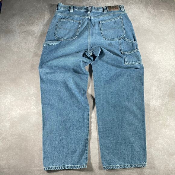 Vintage Steve & Barry’s Carpenter Medium Wash Workwear Denim Jeans - Picture 1 of 8
